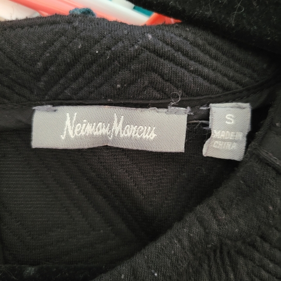 Neiman Marcus Black 3/4 Sleeve Dress - Picture 3 of 4
